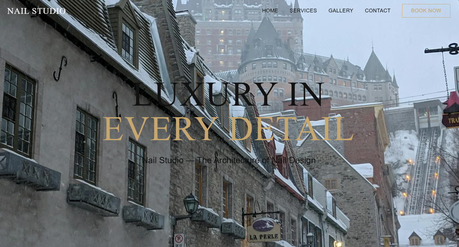 Boutique skincare website design