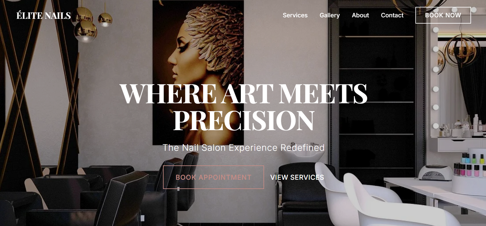 Boutique skincare website design