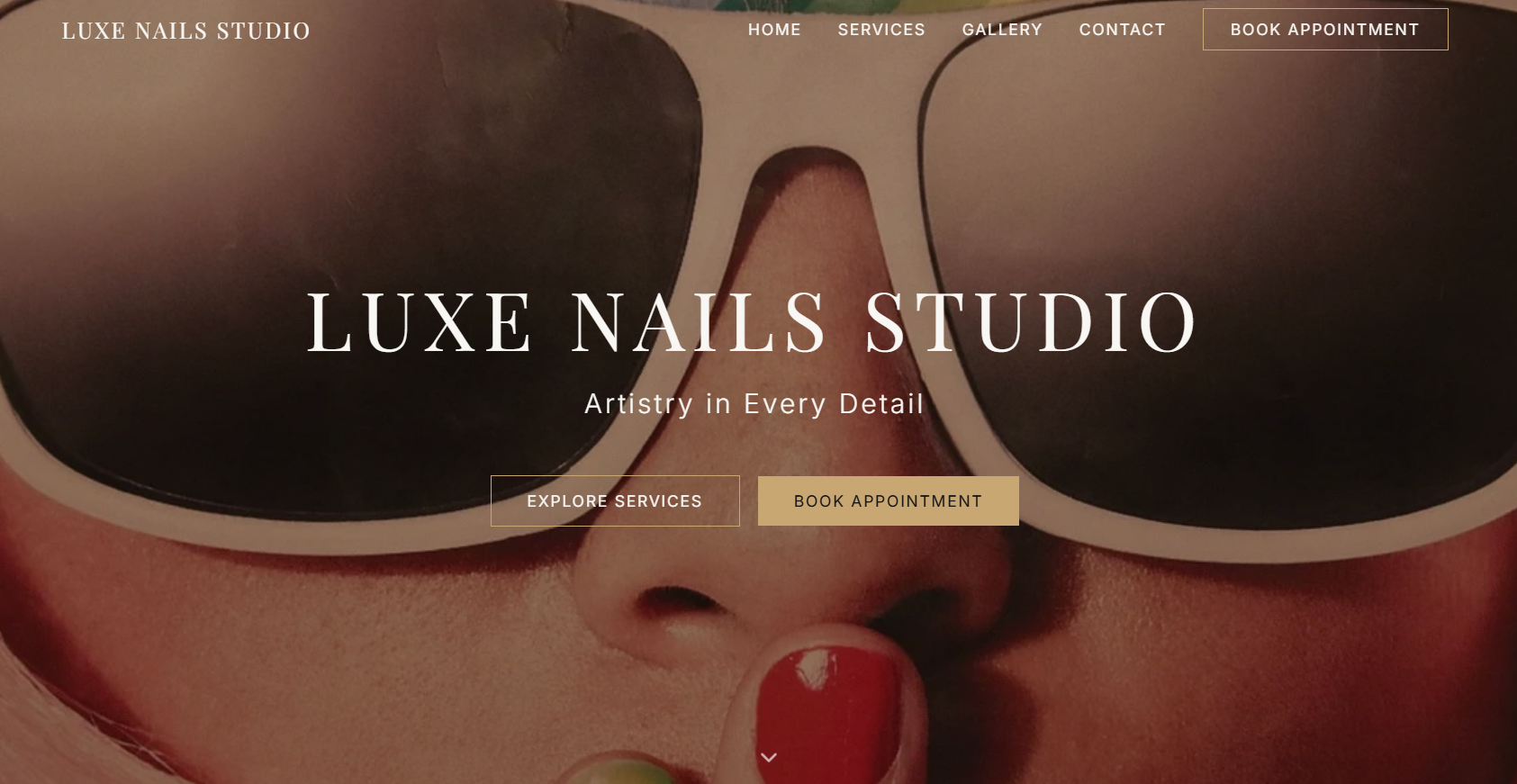 Boutique skincare website design